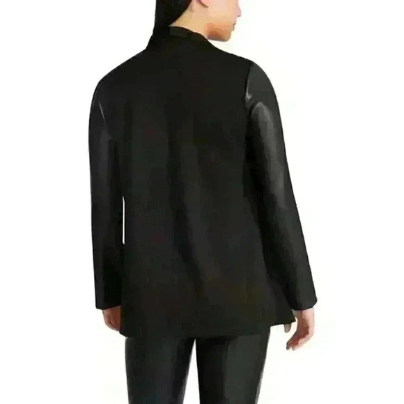 NEW! Steve Madden Women's M Valencia Drape Collar Jacket NWT $99 - Picture 2 of 4